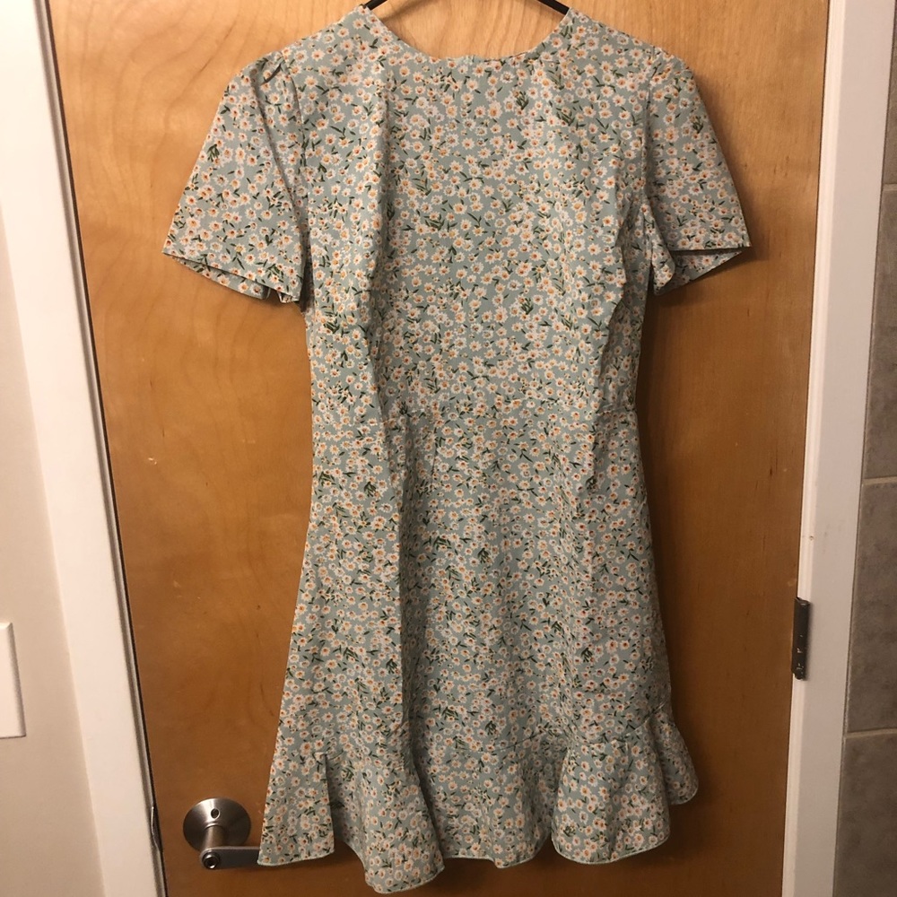 Short Sleeve Floral Dress